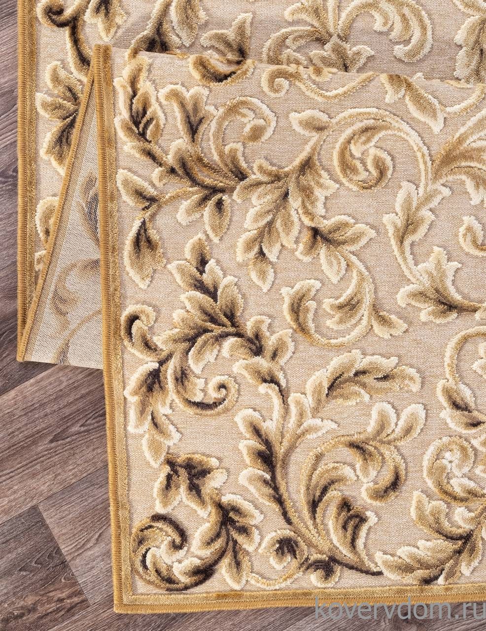 Ковер из вискозы ГЕНОВА 38496 626260 V Бежевый/ Коричневый