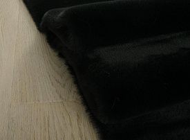 Ковер под шкуры животных RABBIT PREMIUM MS1000 BLACK