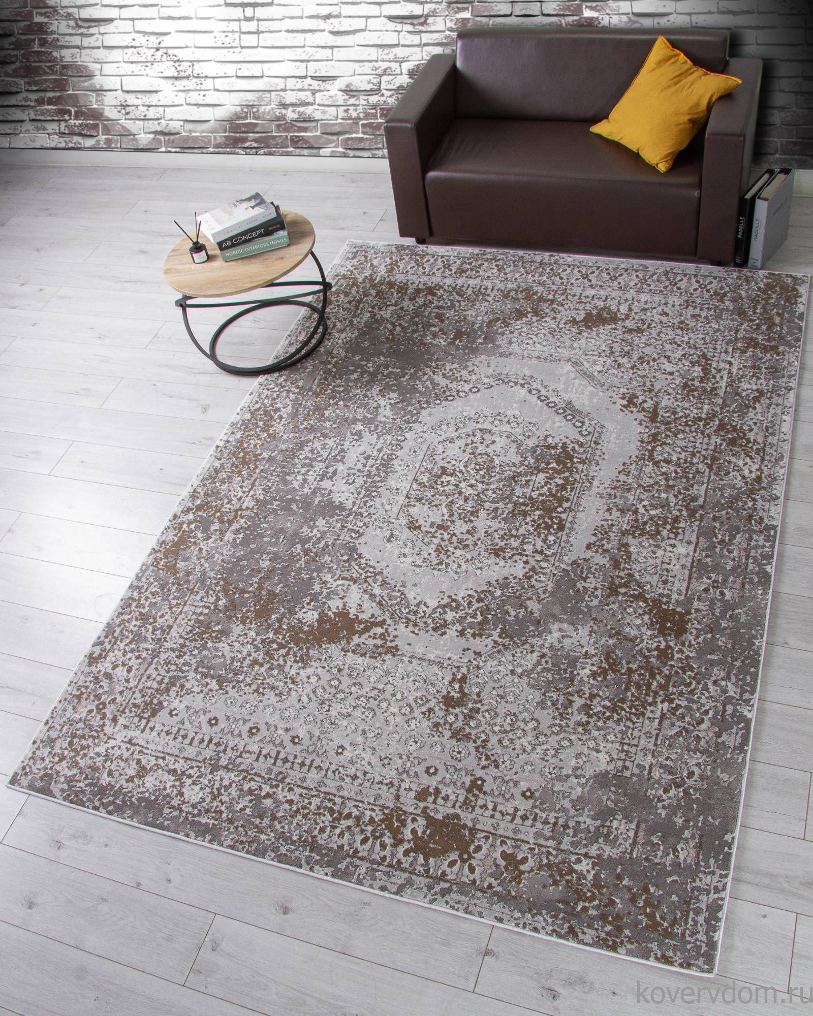 Ковер GRAFF F240 GRAY-BEIGE