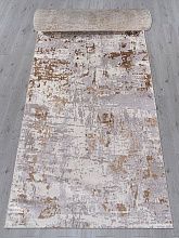 Абстрактный ковровая Дорожка PALERMO F284 GRAY-GREEN