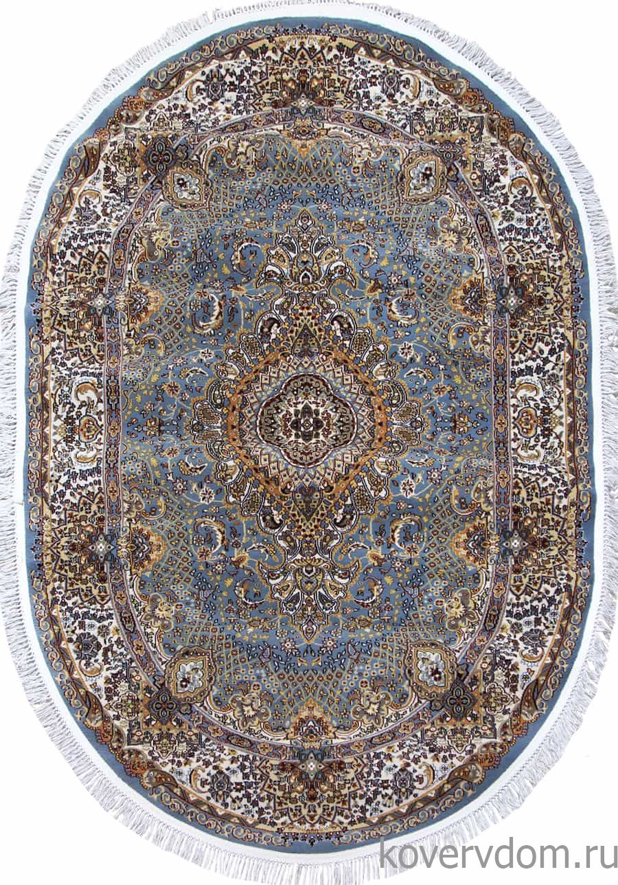 Ковер SHAHREZA D414 BLUE Овал