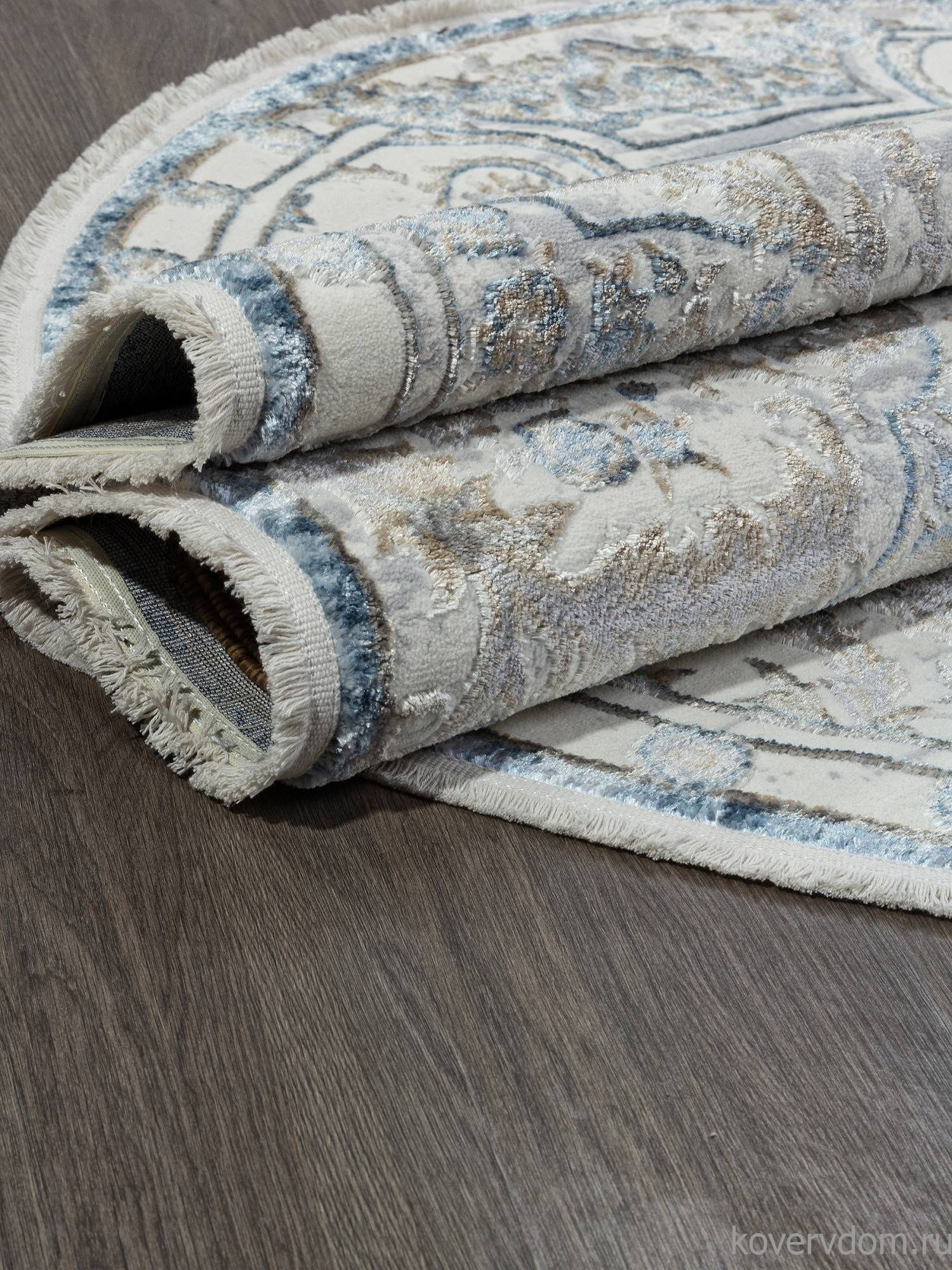 Ковер SAHARA 00765A D.BLUE FDY / CREAM HB Овал