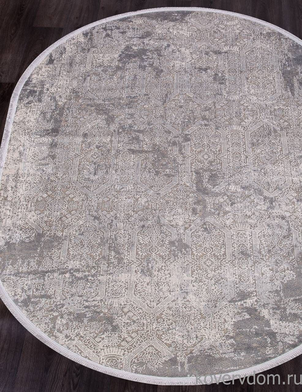 Ковер BIBLOS 9300 GREY / GREY Овал