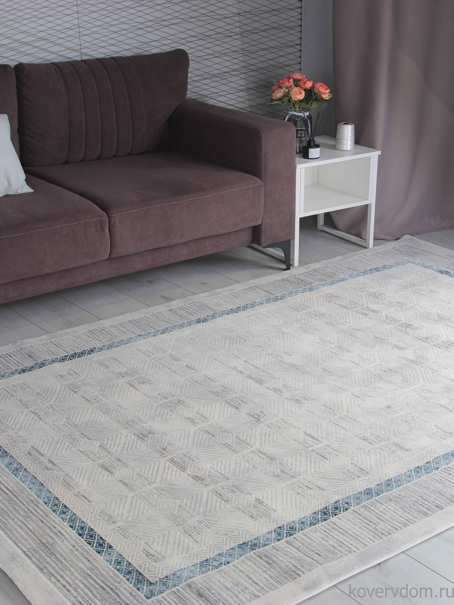 Ковер AMELI 9244B S.L.GREY / P.D.BLUE