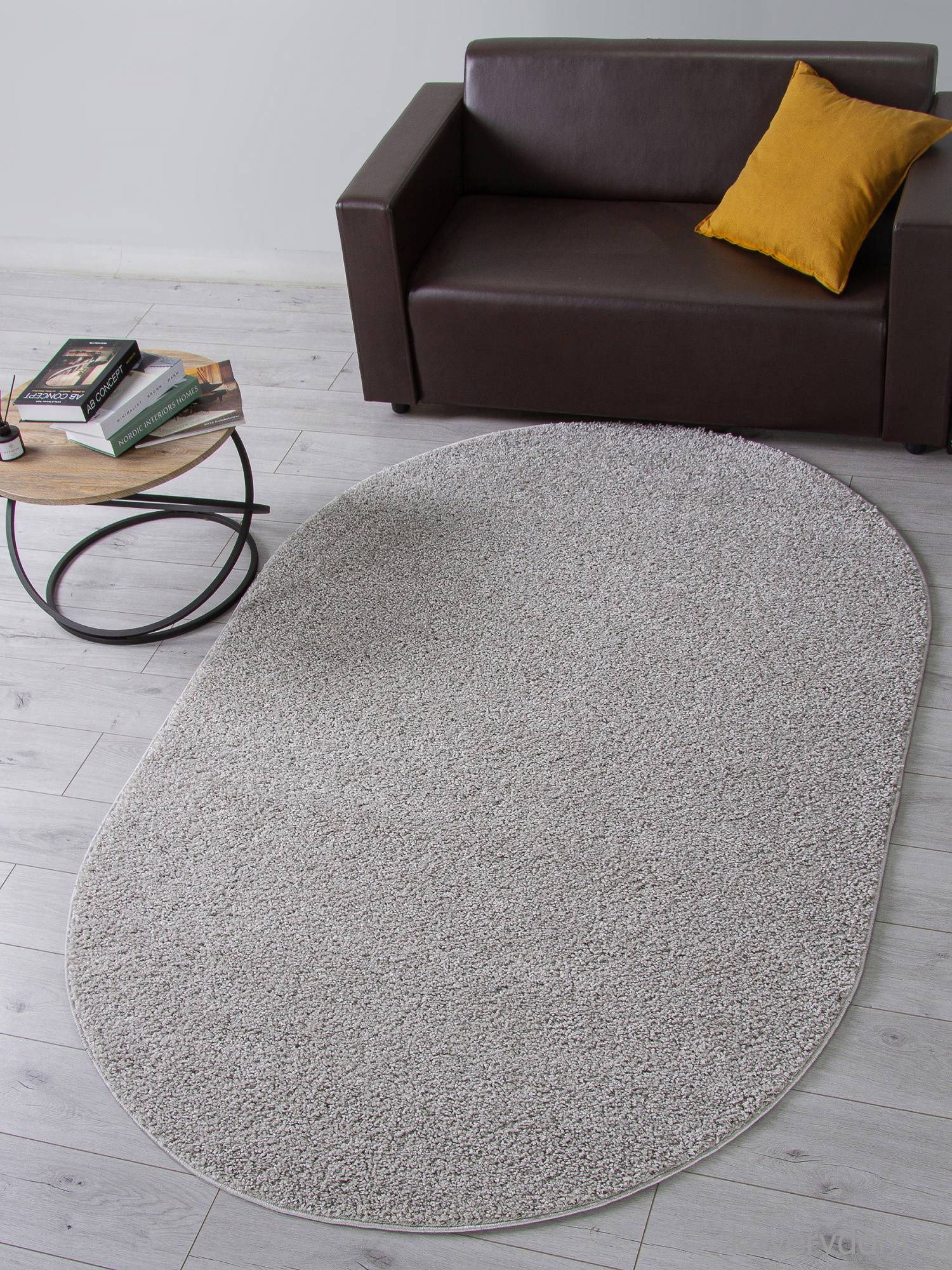 Ковер MAKAO S600 LIGHT GRAY Овал