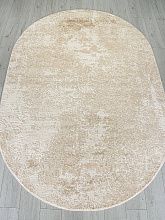 Круглый ковер SIESTA M028A LIGHT BEIGE / BEIGE Овал