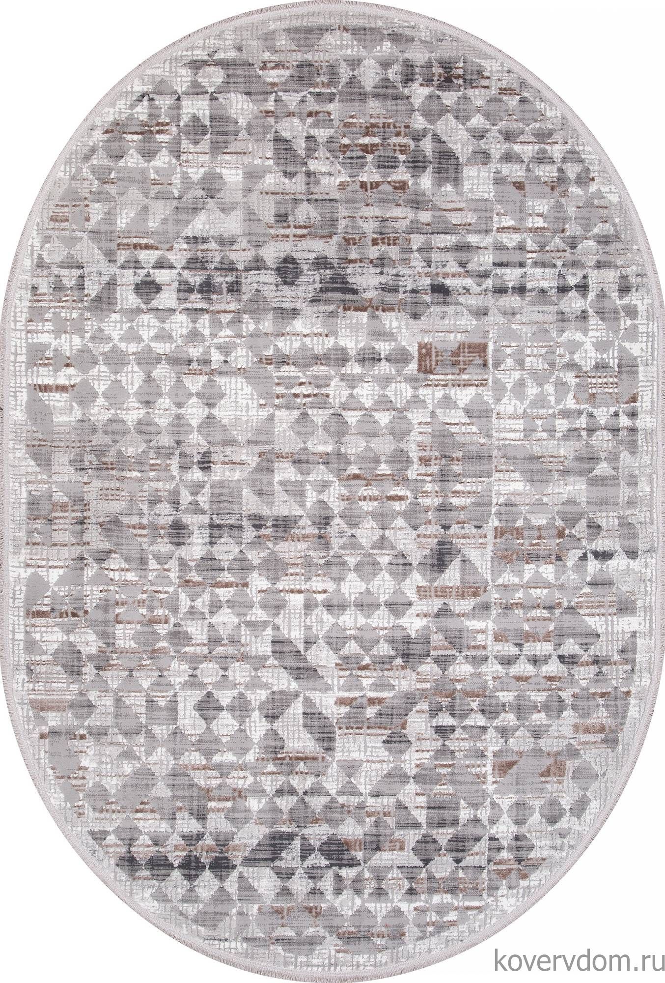 Ковер MODA 1450 ACIK GRI Овал