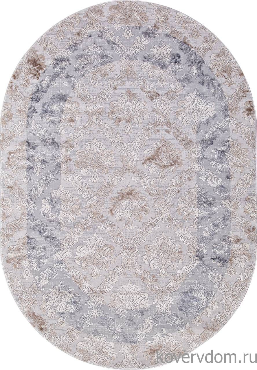 Ковер TOKIO 15503A BEIGE / GREY Овал