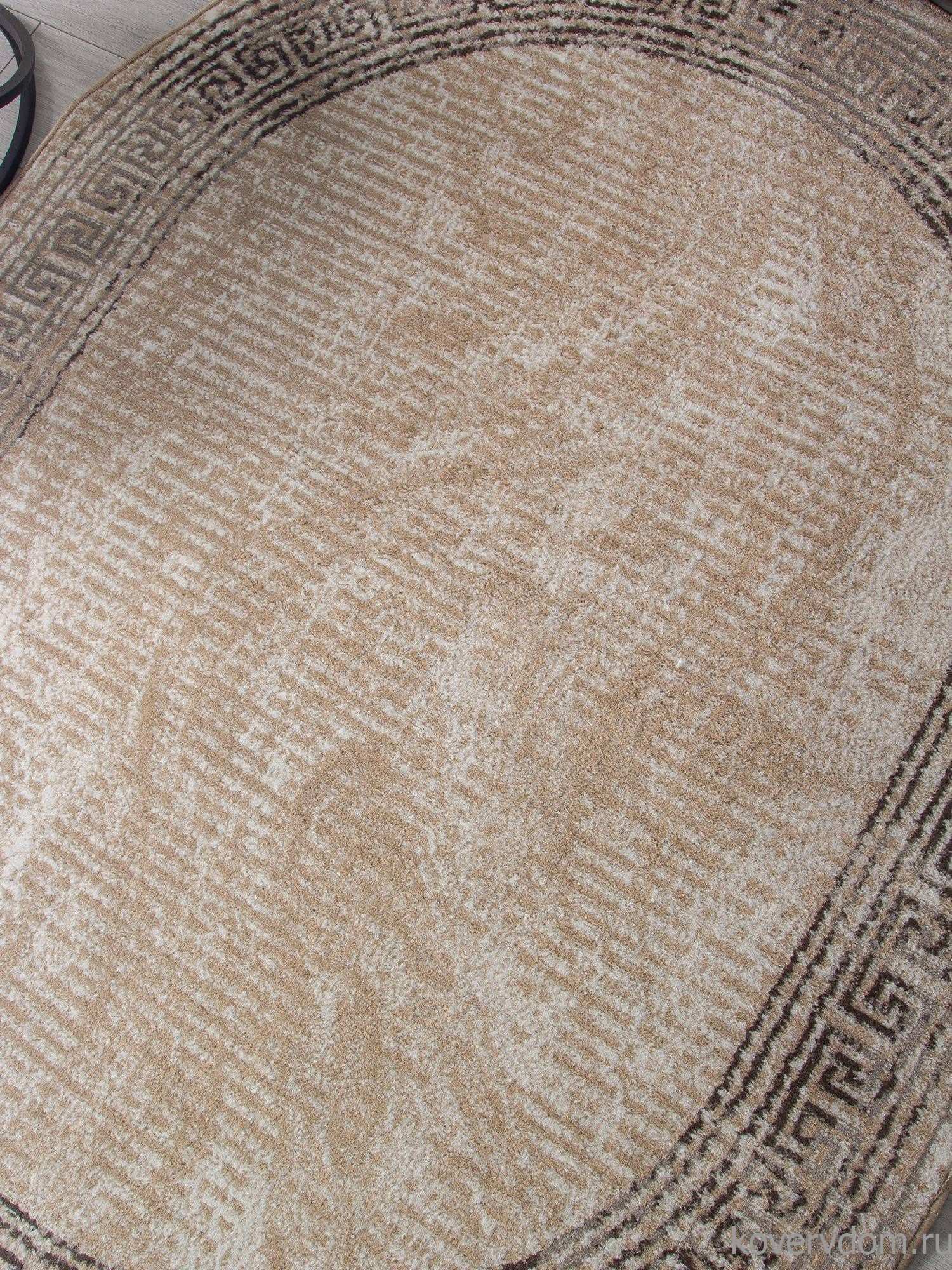 Ковер PRAGA 06022A TOZ GRI / KAHVE Овал