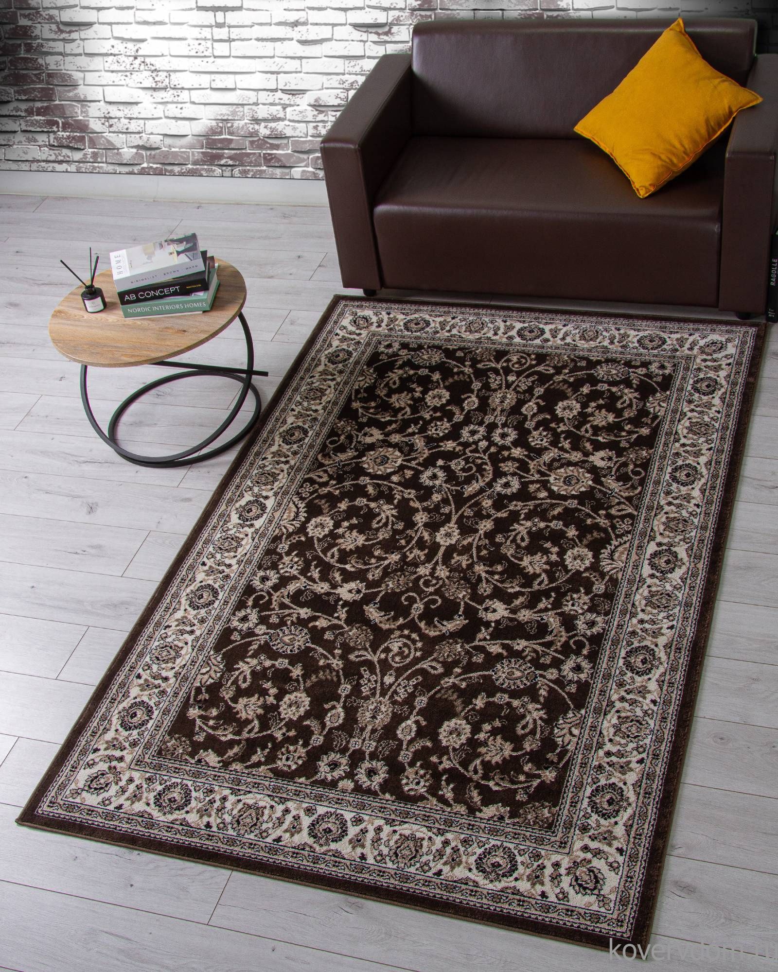 Ковер Валенсия DELUXE D251 Коричневый