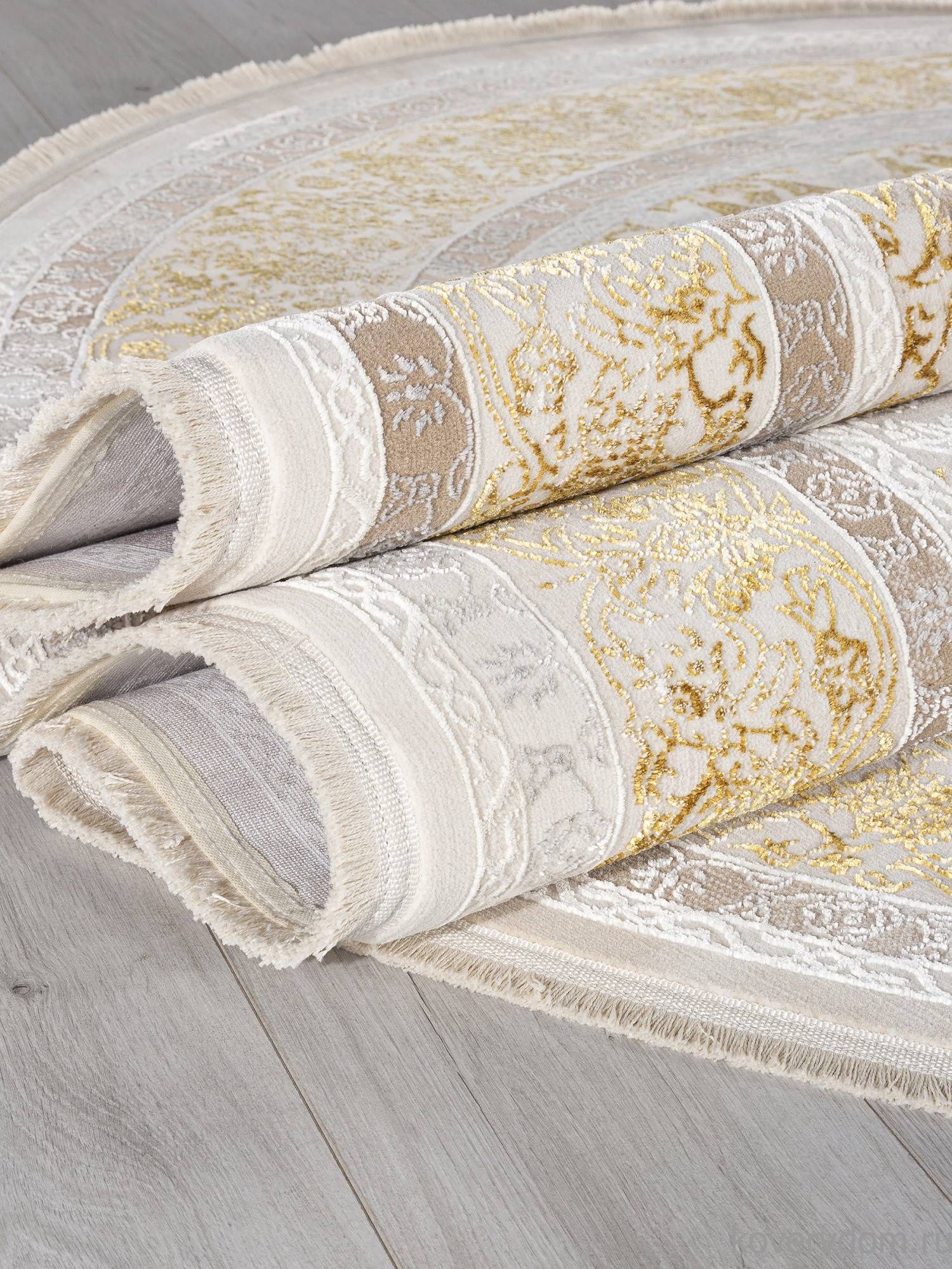 Ковер ZARINA A064A CREAM / GOLD FDY Овал