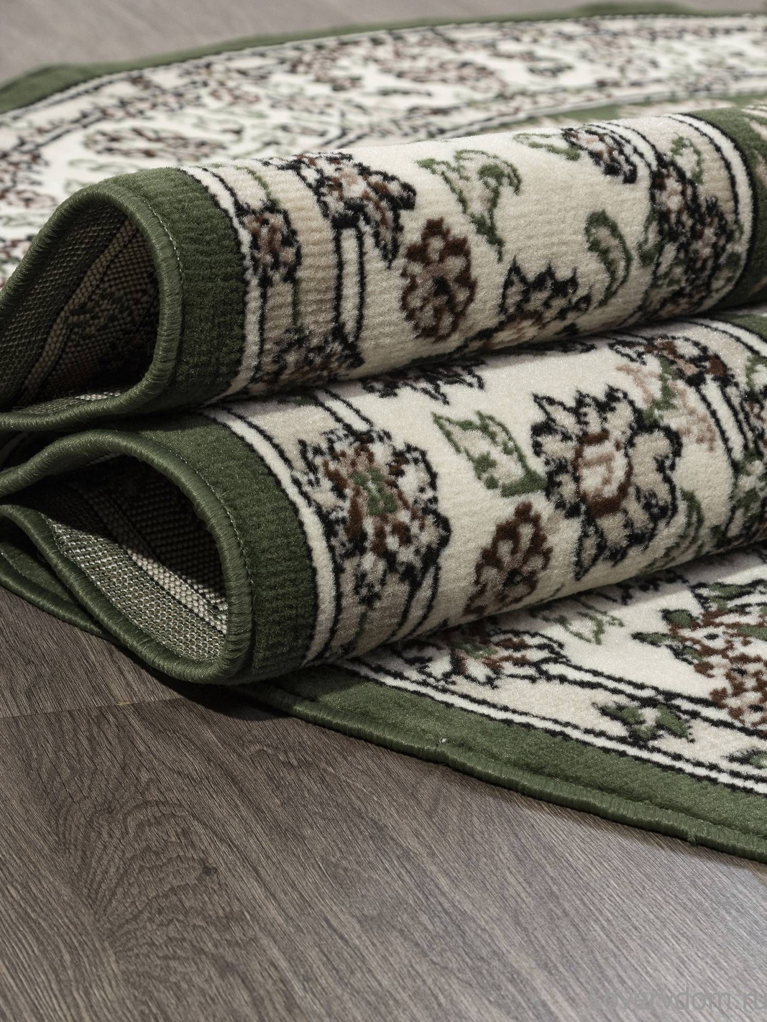 Ковер GAVANA-A D412 GREEN Овал