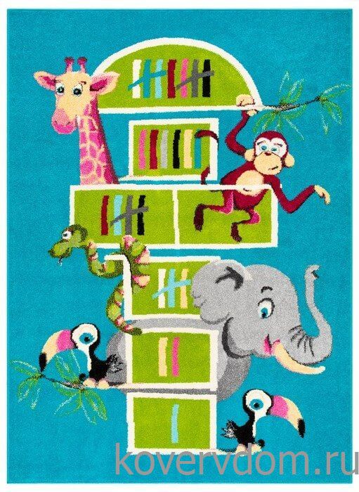 Ковер детский FUNKY TOP Tom emerald