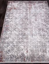 Ковер с бахромой DIOR 5852C GREY - PINK