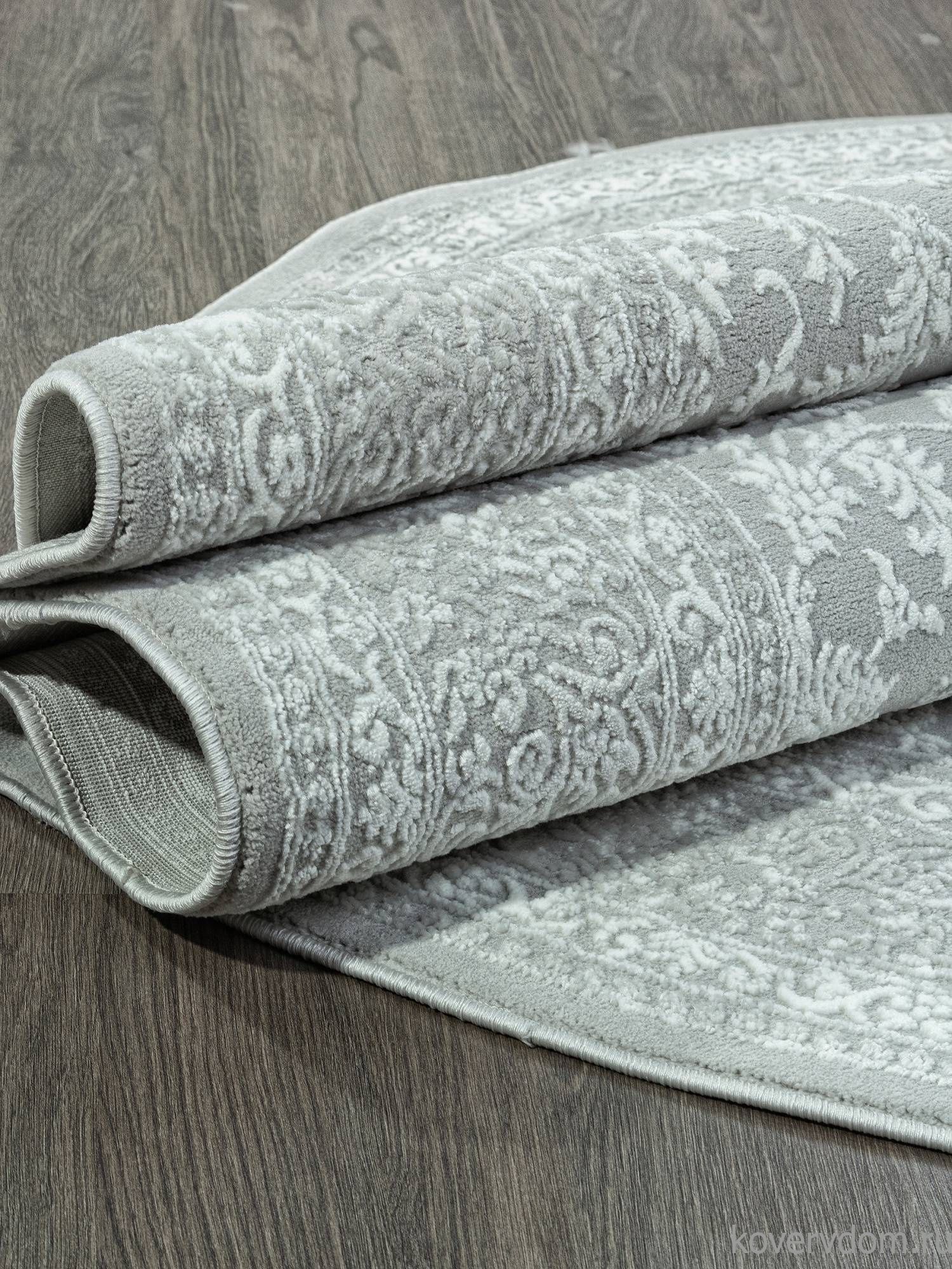 Ковер SIROCCO E365AP GREY / WHITE Овал