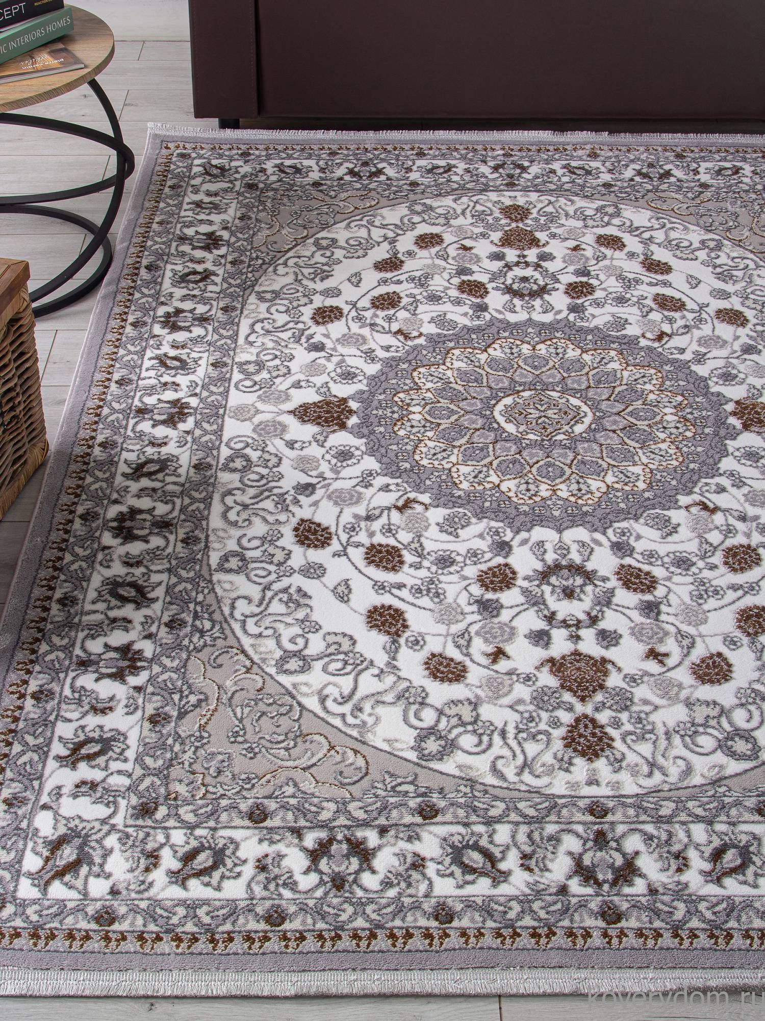 Ковер HALIF F611 GRAY-GREEN